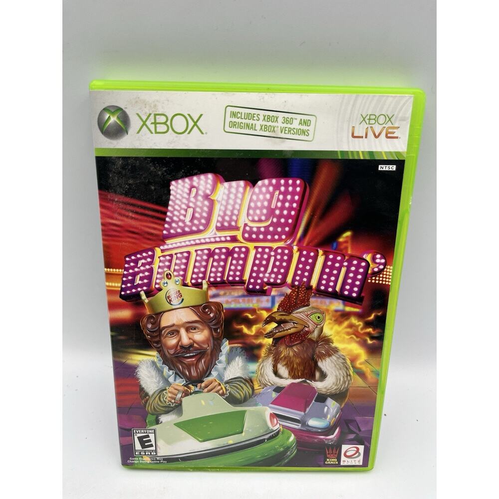 Burger King Exclusive Xbox 360 Big Bumpin Video Game CIB Tested Works
